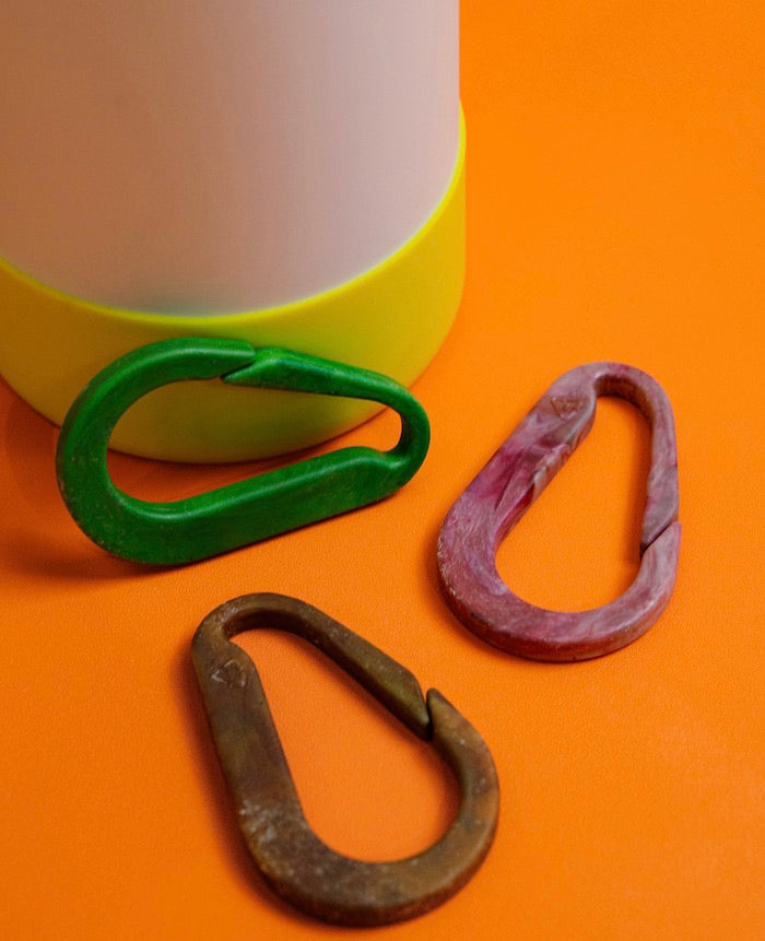 Recycled Plastic Carabiner Clip (Set of 4)