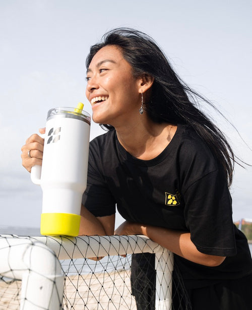 Clutch Bottle 40 oz Insulated Stainless Steel Tumbler with Handle